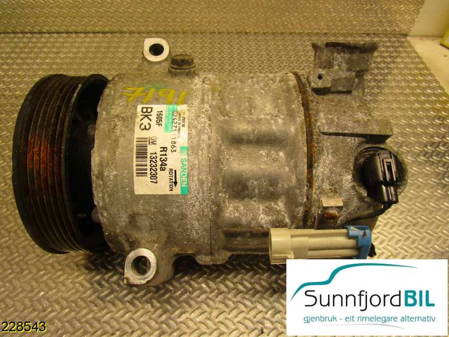 Aircondition kompressor til Opel Insignia A 2009-2014  (OPEL|13232307|)