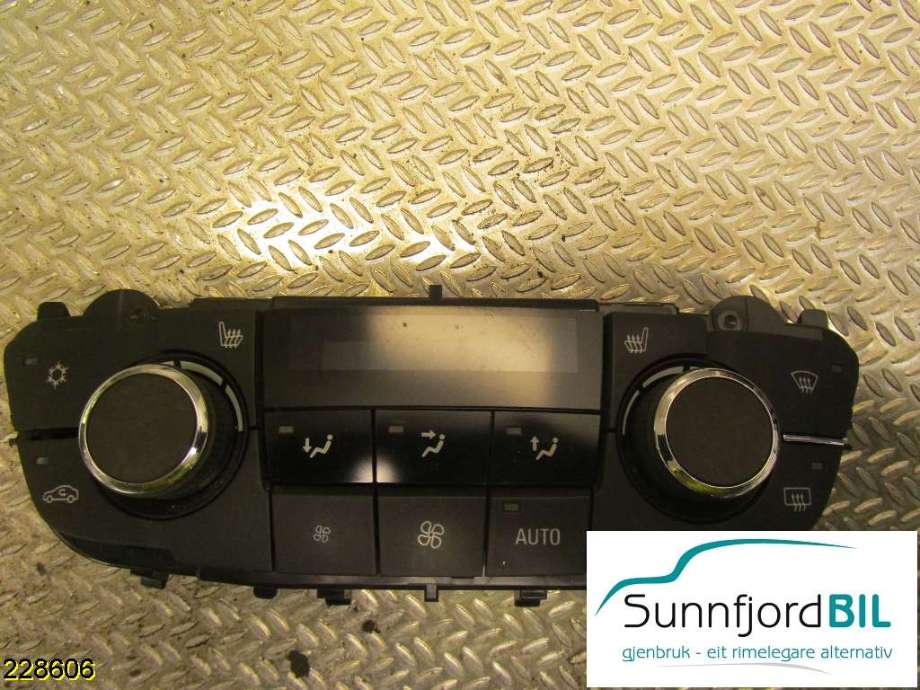 Varmeapparat betjening til Opel Insignia A 2009-2014  (OPEL|13273102|)