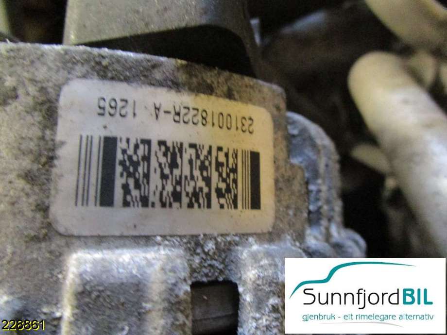 Dynamo til Renault Master, 2010-2013 (Type III, Fase 1)  (RENAULT|231001822R)