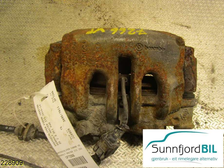 Bremsecaliper venstre foran til Renault Master 2010-2013 (Type III, Fase 1)  (RENAULT|)