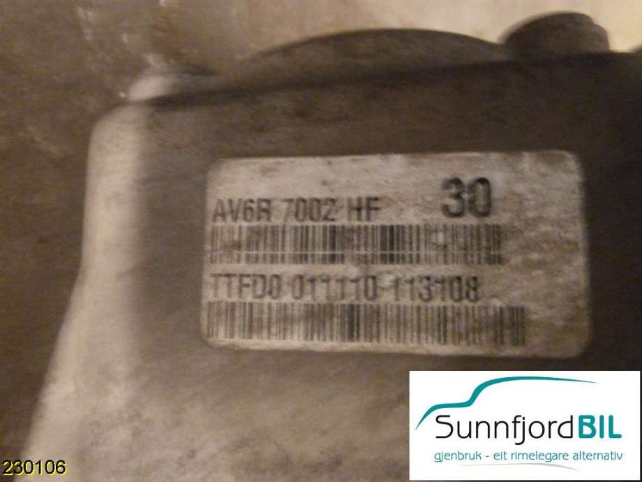 Girkasse manuell 6-trinn til Ford C-Max 2003-2007 (Type I, Fase 1) (FORD|1836349;2382379|AV6R7002HK;CB6|)