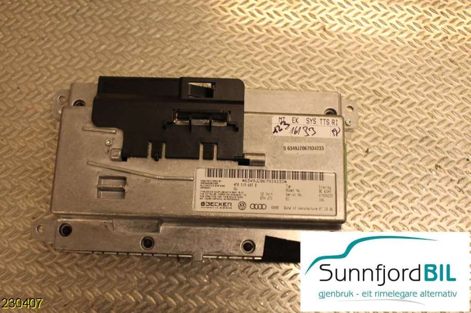 Instrument kjørecomputer til Audi A6 2005-2008 (Type III, Fase 1) (C6) (C6) (AUDI|4F0919603B|)