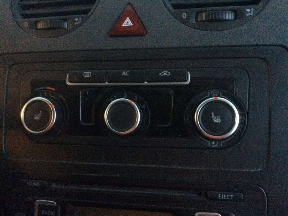 Varmeapparat betjening til VW Caddy, 2010-2015 (Type III, Fase 2)  (VOLKSWAGEN|7N0907426AN)