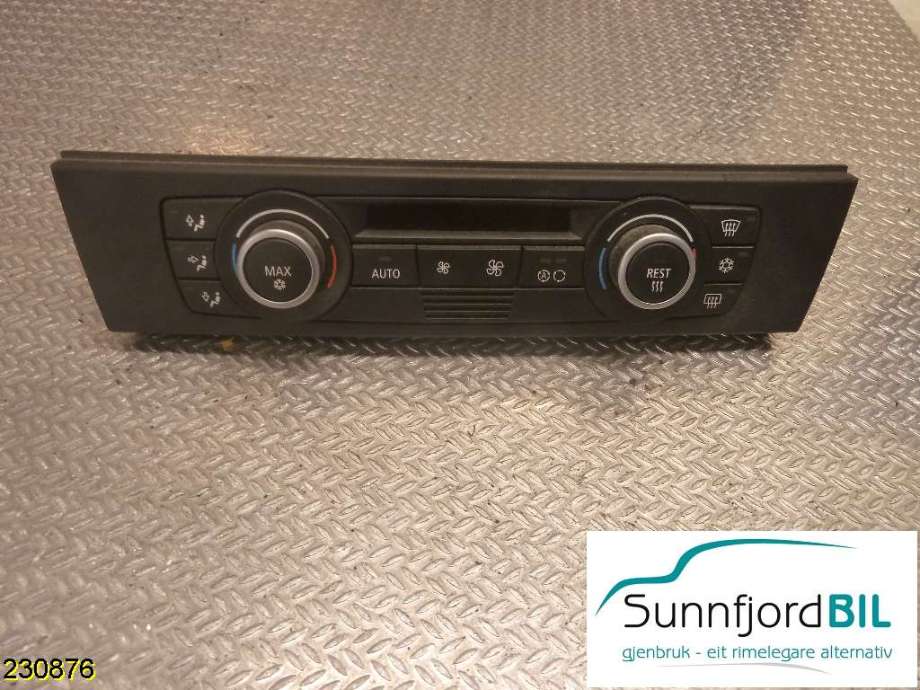 Varmeapparat betjening til BMW 3-Serie 2005-2011 (E90/E91/E92/E93) (E90/E91/E92/E93) (BMW|6411912821401|)