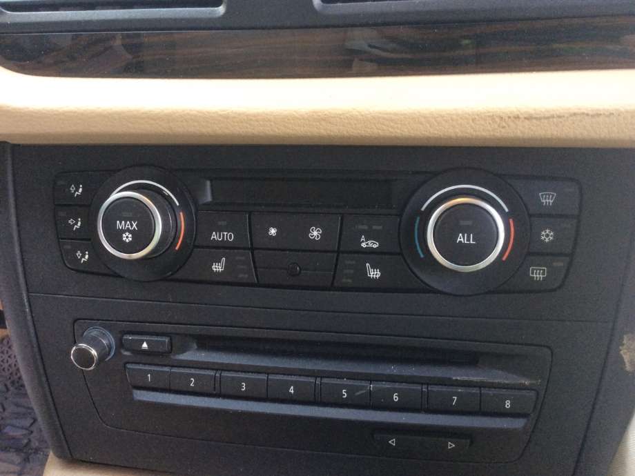 Varmeapparat betjening til BMW X1, 2009-2015 (E84) (E84) (BMW|6411922185204)