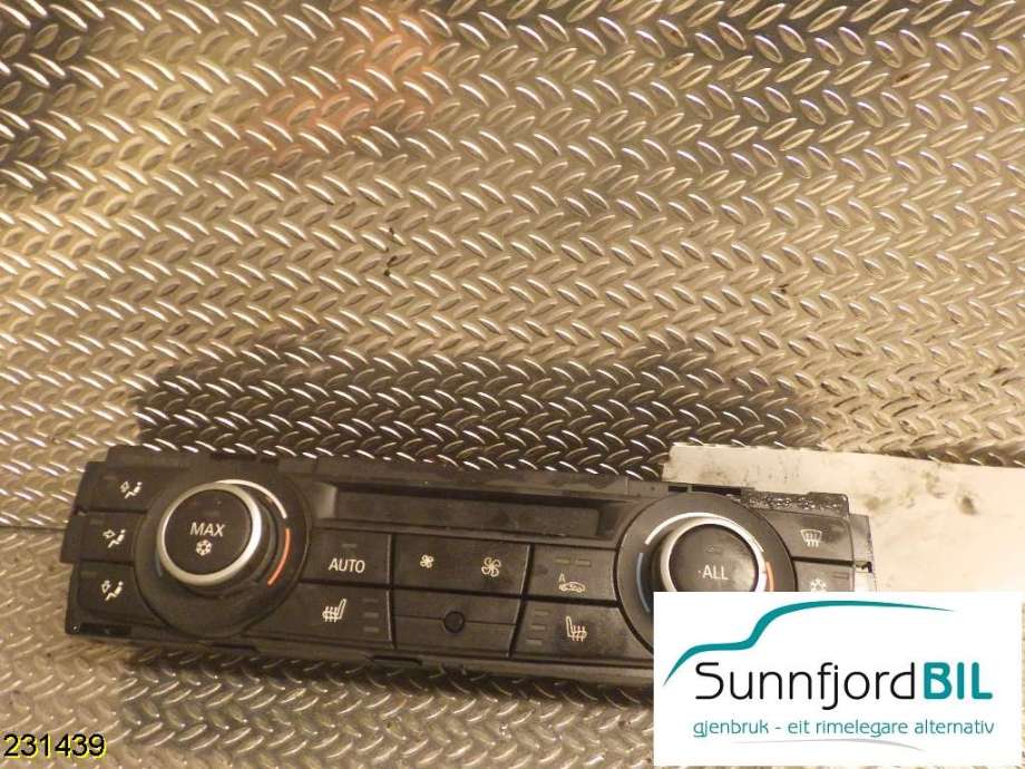 Varmeapparat betjening til BMW X1 2009-2015 (E84) (E84) (BMW|6411922185204|)