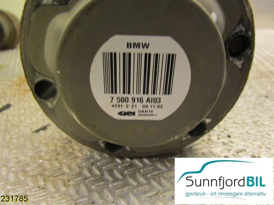 Drivaksel høyre bak til BMW X5 2000-2006 (E53) (E53) (BMW|7500916A103|)