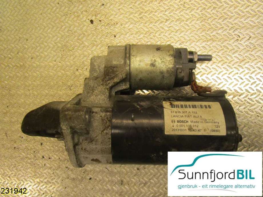 Starter diesel til Opel Combo C, 2002-2011  (OPEL|0001138012)