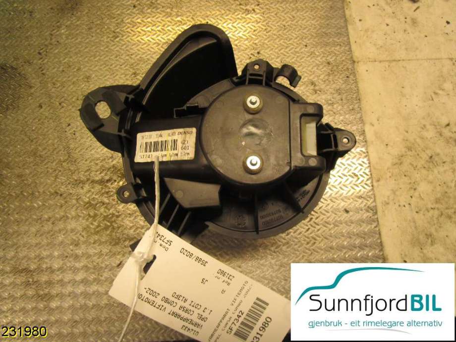 Varmeapparat motor til Opel Combo C, 2002-2011  (OPEL|012433)