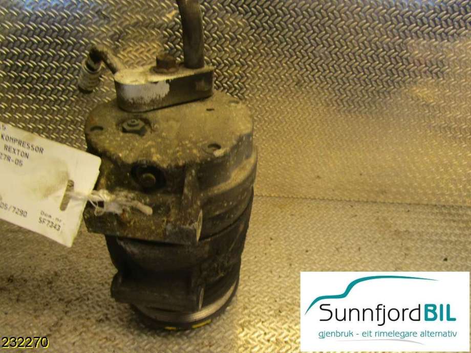 Aircondition kompressor til SsangYong Rexton 2004-2006 (Fase 2) (Y200) (Y200) (SSANGYONG|6611304915|)