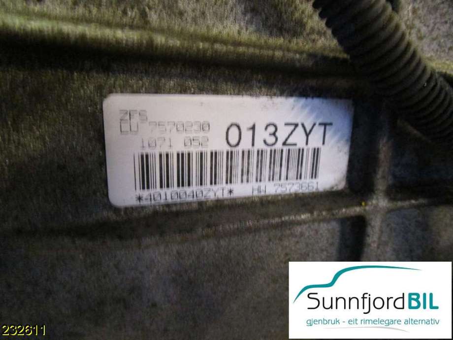 Girkasse automat til BMW X3 2007-2010 (Fase 2) (E83) (E83) (BMW|24007570231|24 00 7 570 231|GA6HP19Z)