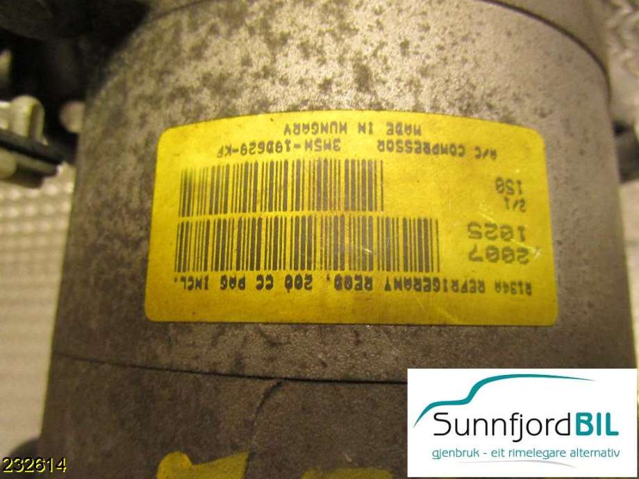 Aircondition kompressor til Ford C-Max 2003-2007 (Type I, Fase 1) (FORD|3M5H19D629KF|1677171|)