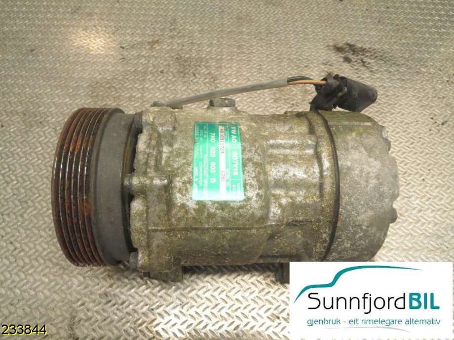 Aircondition kompressor til VW Caddy 2004-2010 (Type III, Fase 1)  (VOLKSWAGEN|7H0820803D|)
