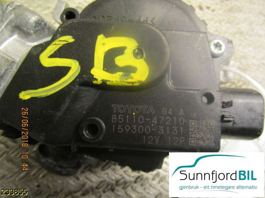 Viskermotor frontrute til Toyota Prius +7, 2012-2020 (Type III) (stasjonsvogn) (stasjonsvogn) (TOYOTA|8511047210)