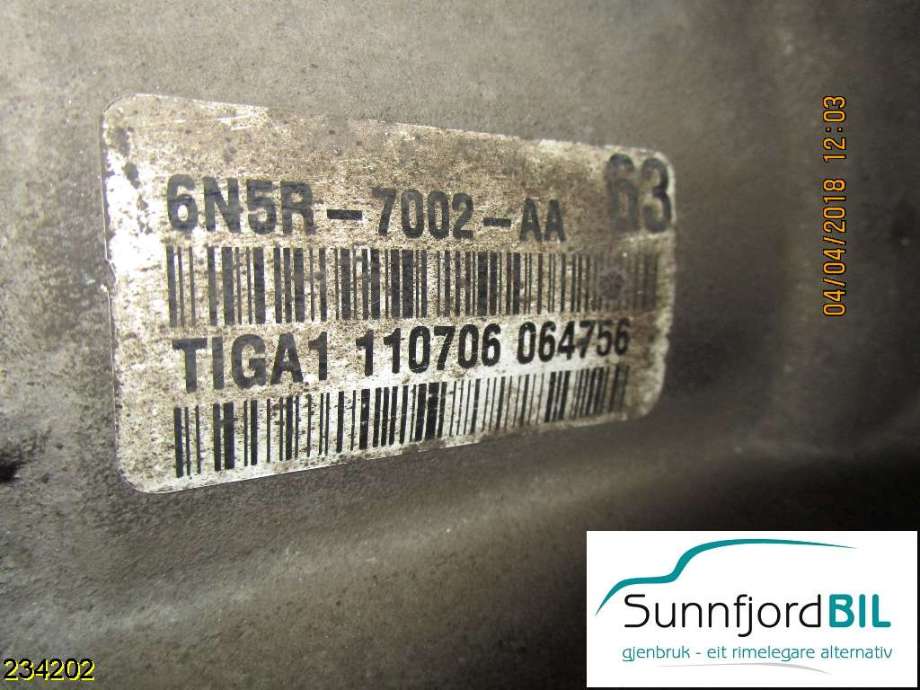 Girkasse manuell 6-trinn til Volvo V50 2004-2007 (Fase 1) (VOLVO|8252196|MMT6|)