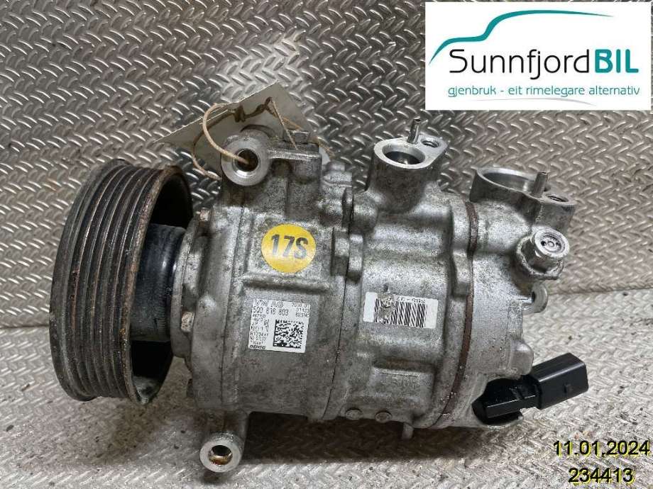 Aircondition kompressor til VW Tiguan, 2016-2020 (Type II, Fase 1)  (Tiguan 2.0 4MotionBlueMotion|5Q0 816 803 D)