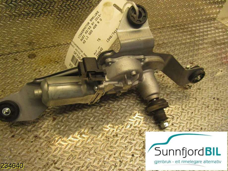 Viskermotor bakrute til Audi A3, 2012-2016 (Type III, Fase 1) (AUDI|)