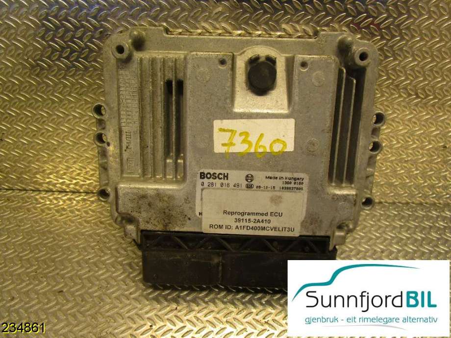 Styreenhet motor til Hyundai i30, 2007-2012 (Type I)  (HYUNDAI|39115 2A410)