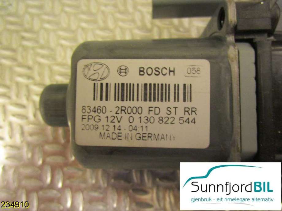Ruteheis til Hyundai i30 2007-2012 (Type I)  (HYUNDAI|834602R000|)