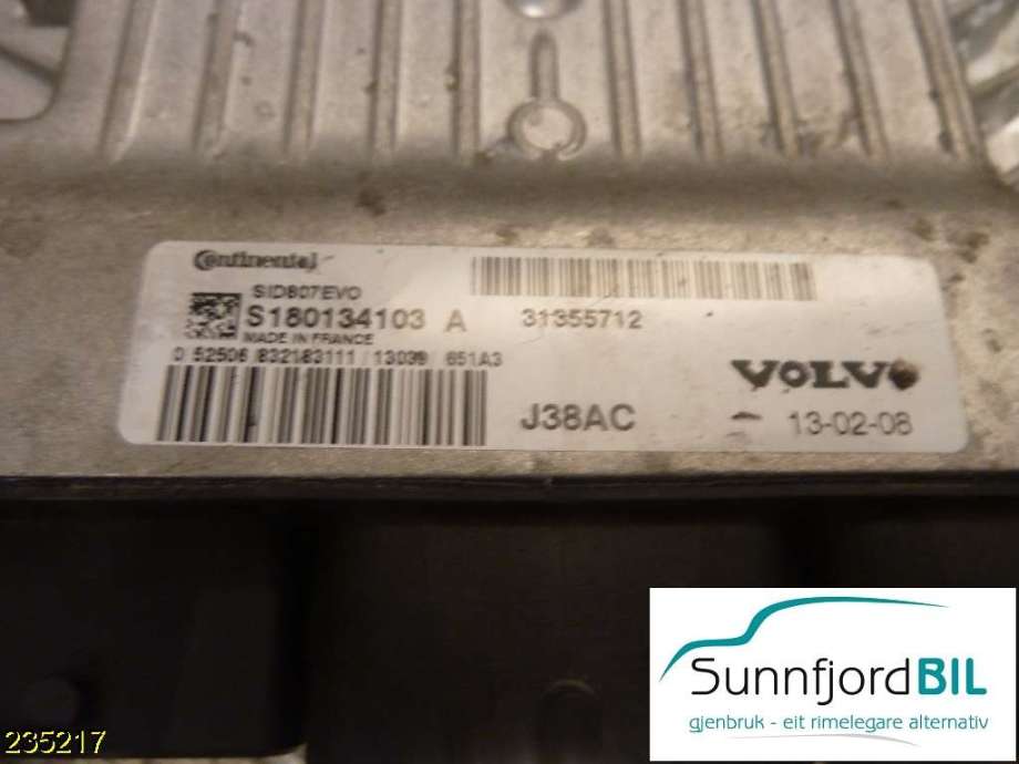 Styreenhet motor til Volvo V40 2012-2019 (VOLVO|31355712|S180134103|)