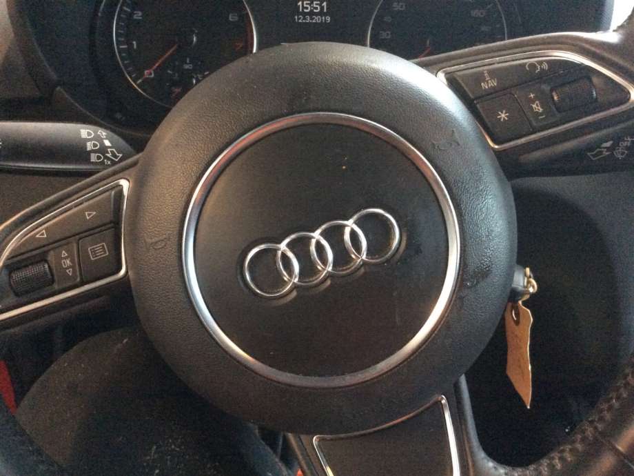 Airbag rattpute til Audi A1, 2010-2014 (Type I, Fase 1)  (AUDI|8X0880201C)