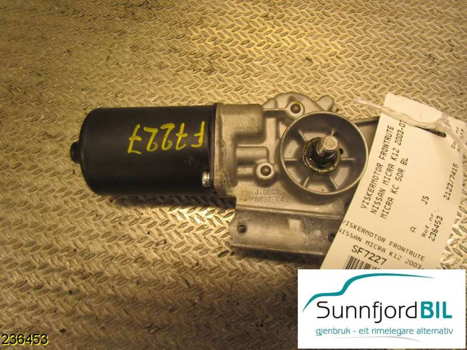 Viskermotor frontrute til Nissan Micra 2003-2010 (K12) (K12) (NISSAN|)