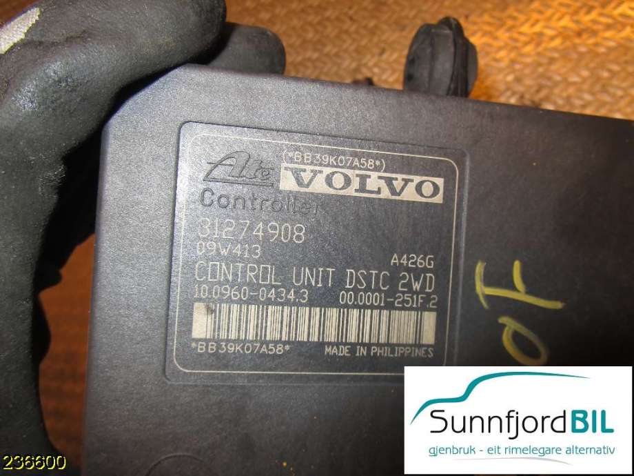 ABS sentral til Volvo V50 2007-2012 (Fase 2)  (VOLVO|P31317378|31274908|)