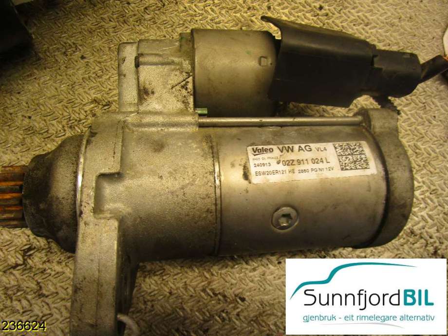 Starter diesel til Škoda Octavia, 2013-2016 (Type III, Fase 1)  (SKODA|02Z 911 021 K)