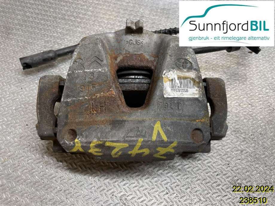 Bremsecaliper venstre foran til Toyota Proace, 2016-->> (Type II)  (TOYOTA|)