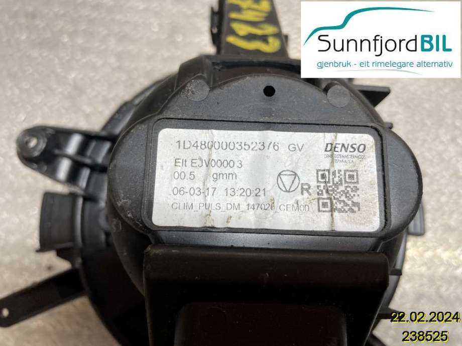 Varmeapparat motor til Toyota Proace, 2016-->> (Type II)  (TOYOTA|)