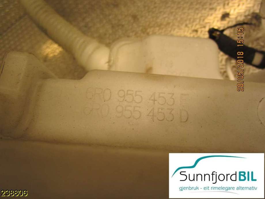 Spylertank til VW Polo 2009-2014 (Type V, Fase 1)