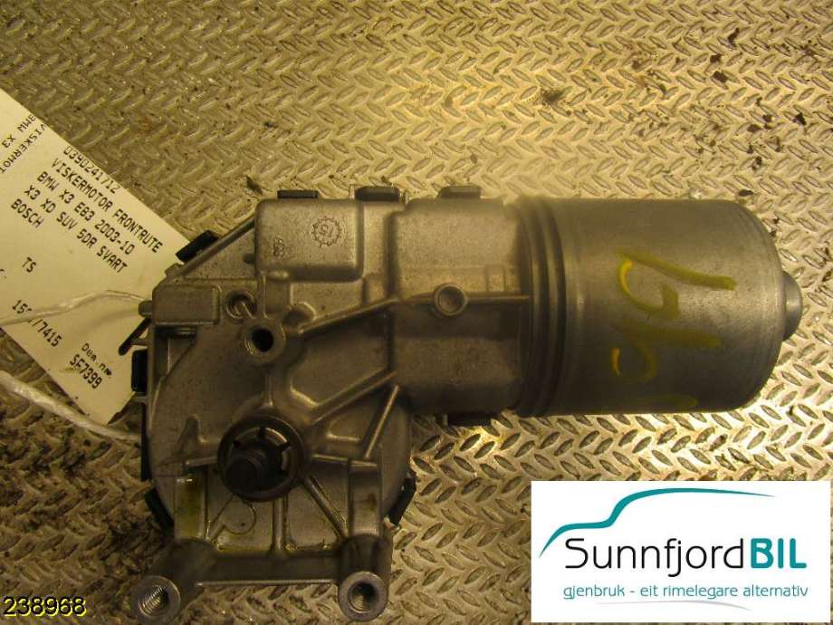 Viskermotor frontrute til BMW X3, 2007-2010 (Fase 2) (E83) (E83) (BMW|0390241712)