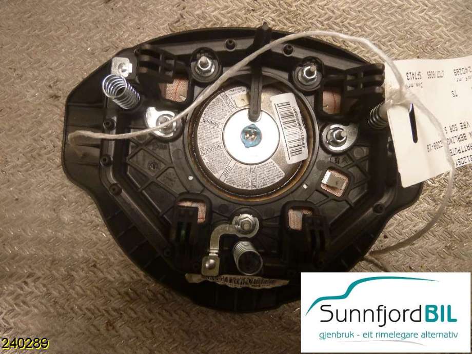 Airbag rattpute til Citroën Berlingo 2008-2015 (Type II, Fase 1)  (CITROEN|5AVB3X0231206Y|)