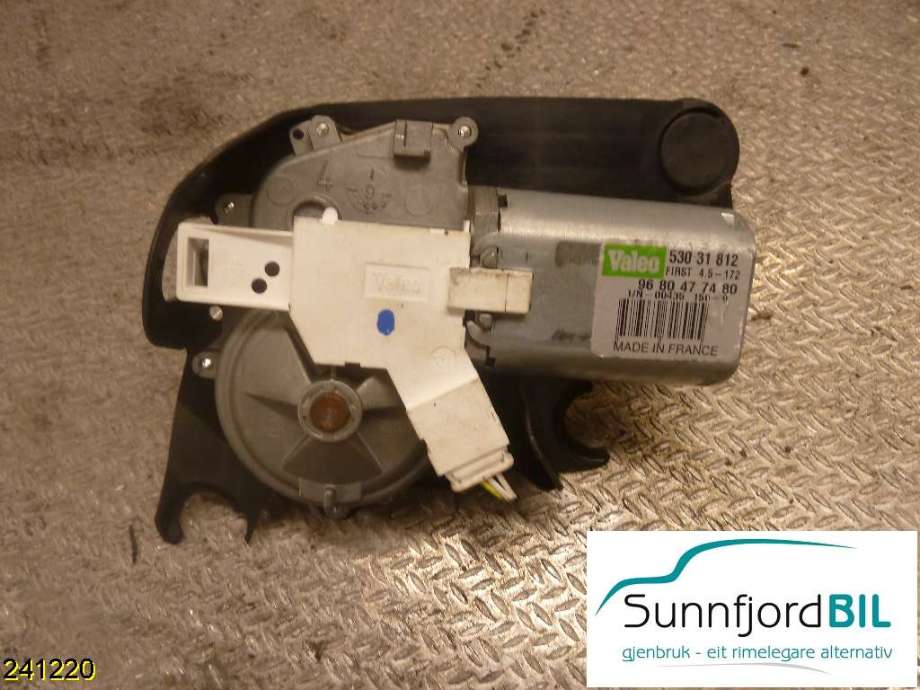 Viskermotor bakrute til Peugeot 3008 2009-2016 (Type I)  (PEUGEOT|53031812|)