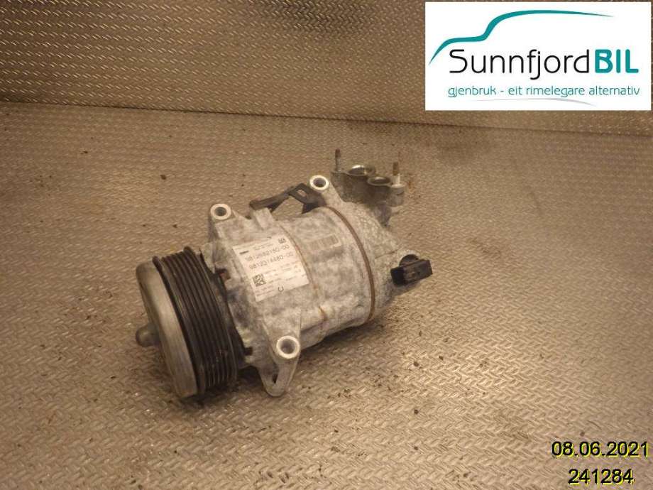 Aircondition kompressor til Citroën C4, Picasso, 2013-2018 (Type II)  (CITROEN|98 126 821 80)