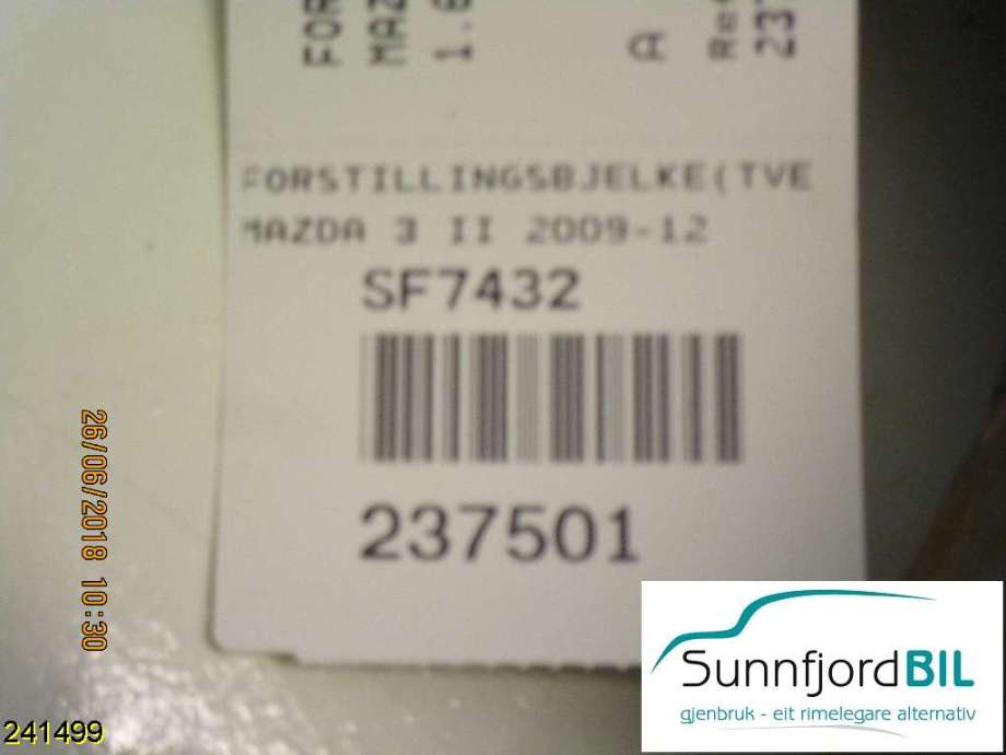 Ruteheis venstre til BMW 5-Serie 2003-2010 (E60/E61) (E60/E61) (BMW|67 62 6 922 319|)
