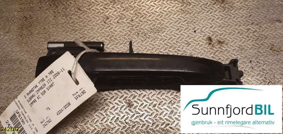 Dørhåndtak utv høyre foran til Subaru Impreza 2008-2012 (Type III)  (SUBARU|)