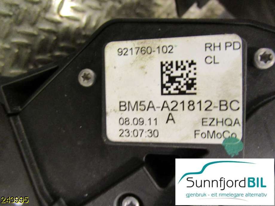 Låsekasse høyre til Ford Focus, 2011-2014 (Type III, Fase 1) (FORD|BM5AA21812BC)