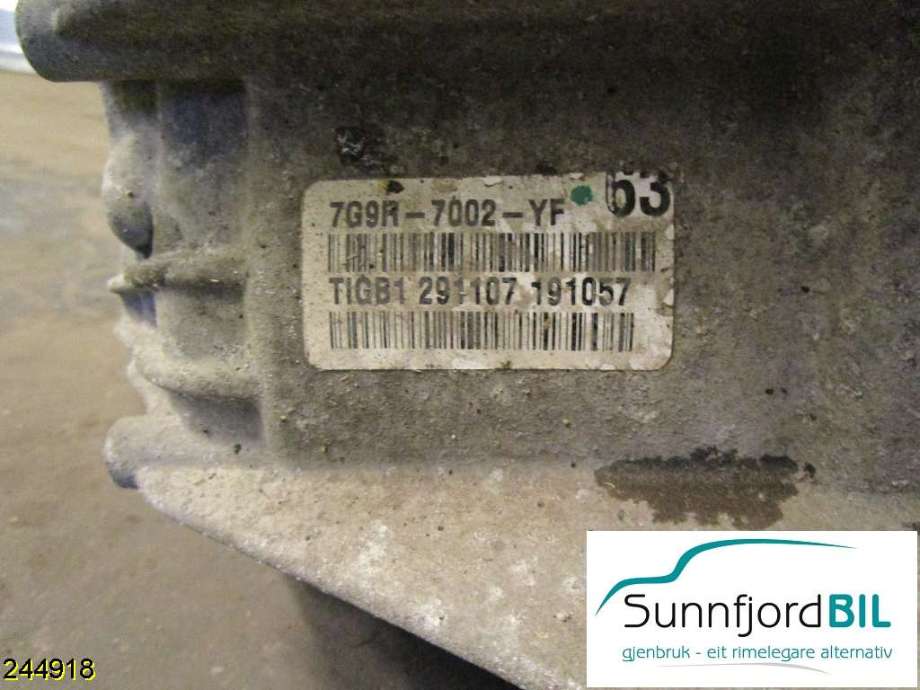 Girkasse manuell 6-trinn til Ford Mondeo 2007-2010 (Type IV, Fase 1)  (FORD|7G9R7002YF|)