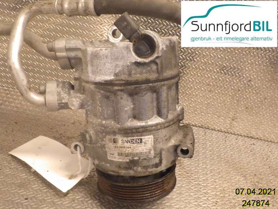 Aircondition kompressor til Škoda Superb 2008-2015 (Type II)  (SKODA|1K0820808B|)
