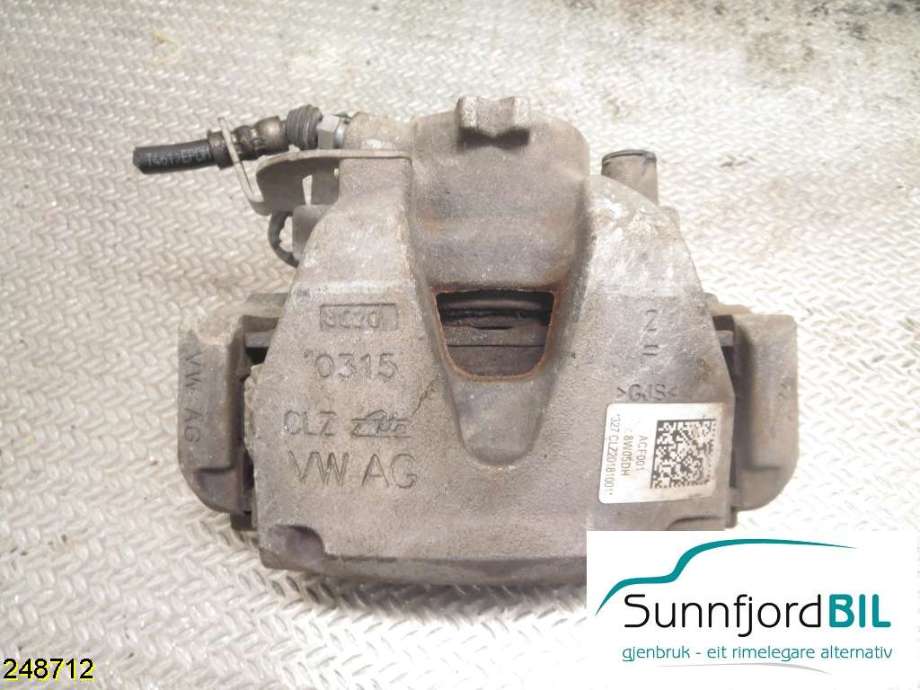 Bremsecaliper venstre foran til Audi A4, 2015-2019 (Type V, Fase 1) (B9) (B9) (AUDI|8W05DH)