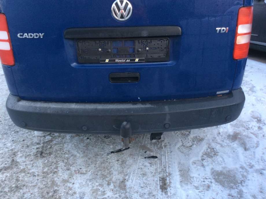 Støtfanger bak til VW Caddy, 2010-2015 (Type III, Fase 2)  (VOLKSWAGEN|)