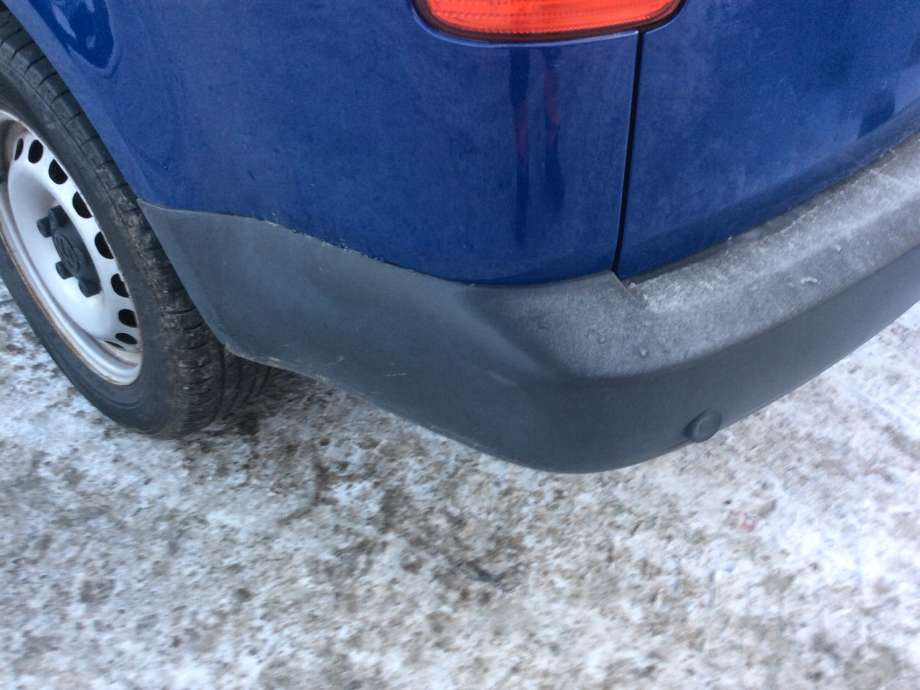 Støtfanger bak til VW Caddy 2010-2015 (Type III, Fase 2)  (VOLKSWAGEN|)