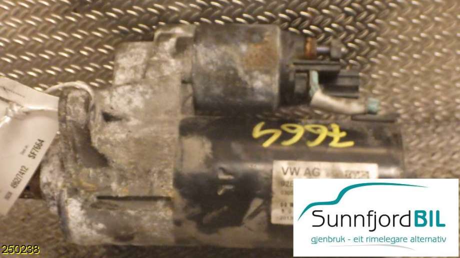 Starter diesel til VW Touran, 2010-2015 (Type I, Fase 3)  (VOLKSWAGEN|02E911024A)