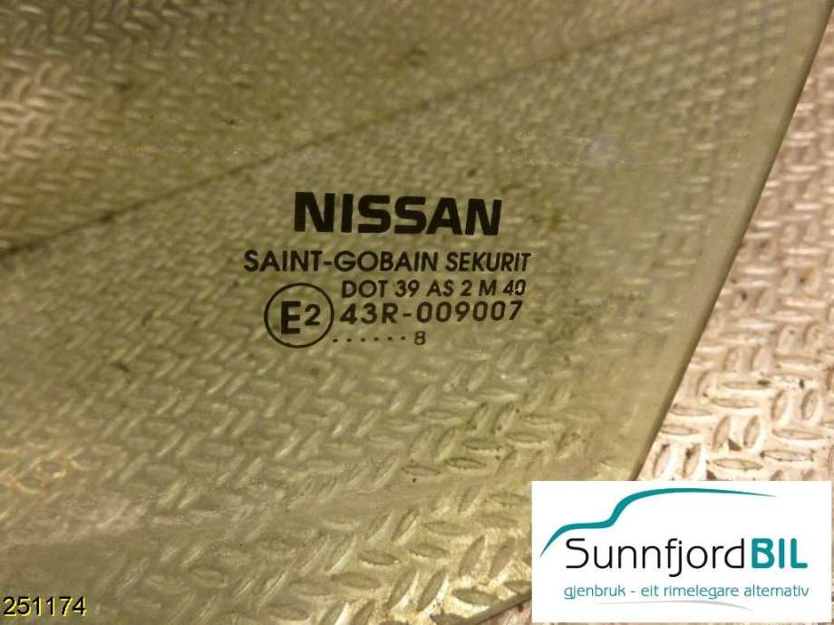 Siderute venstre foran til Nissan Leaf 2018-->> (Type II) (NISSAN|43R009007|)