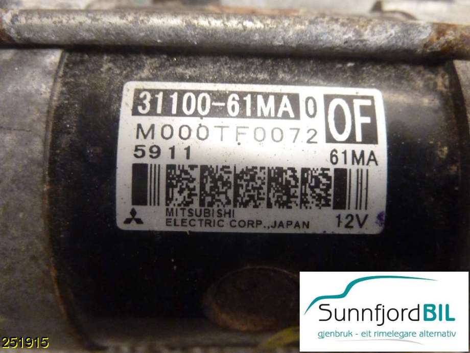 Starter til Suzuki Vitara, 2015-->> (Type IV)  (SUZUKI|3110061MA0)