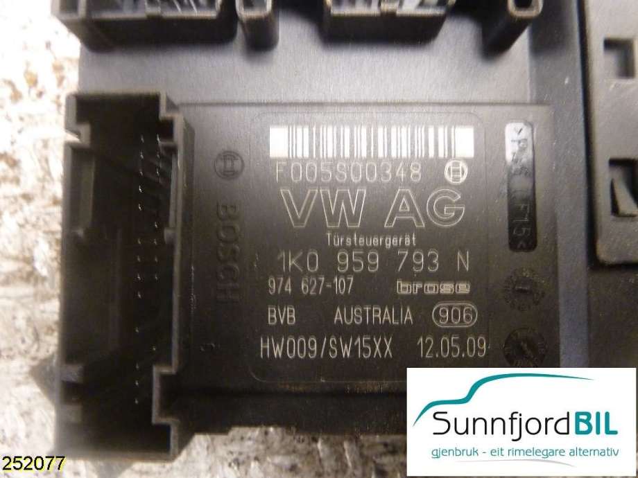 Ruteheis venstre foran til VW Passat 2005-2010 (B6) (B6) (VOLKSWAGEN|1K0959793N|0130822450|)