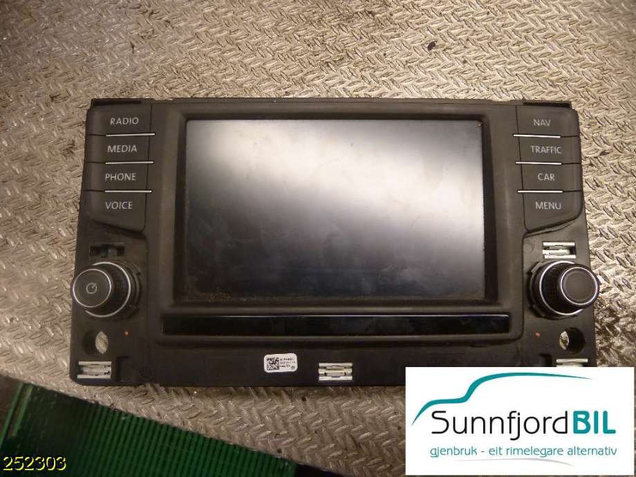 Bilstereo navigasjon til VW Passat, 2015-2019 (Fase 1) (B8) (B8) (VOLKSWAGEN|3G0919605D)