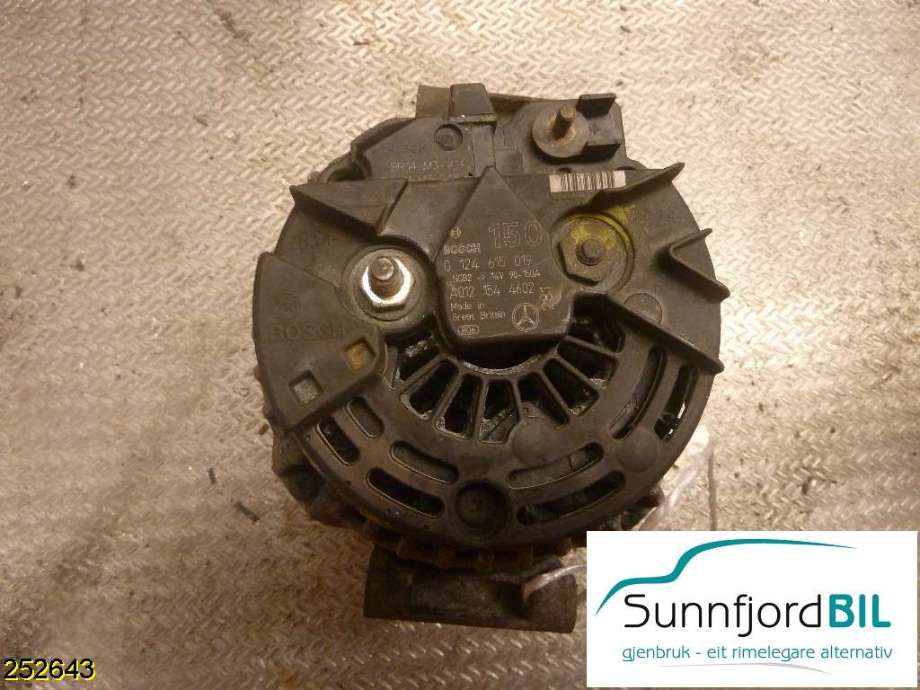 Dynamo til Mercedes 208-416 1995-->>  (MERCEDES|0124615019|)