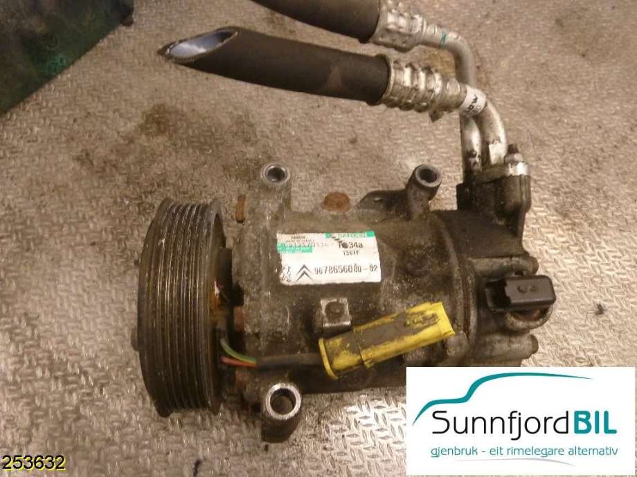 Aircondition kompressor til Citroën Berlingo, 2008-2015 (Type II, Fase 1)  (CITROEN|9678656080)